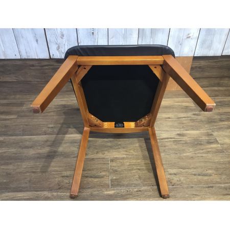 ACME Furniture (アクメファニチャー) ダイニングチェアー ブラウン×ブラック ビニールレザー×タモ材 (+tax) CARDIFF CHAIR