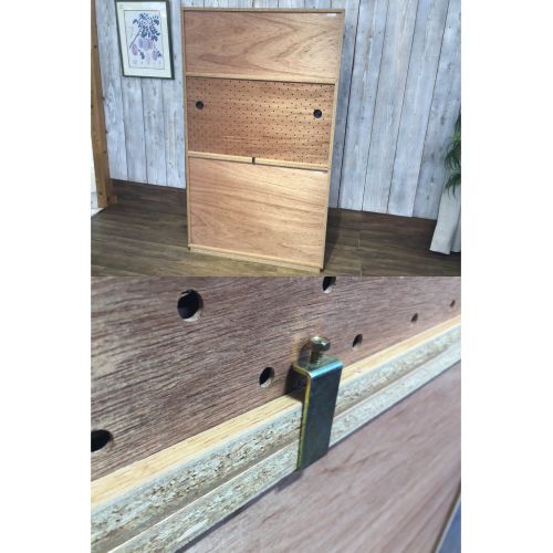 TOHMA (トウマ) レンジボード ナチュラル 3枚扉 オーク材 (カタログ) OCTA 105 キッチンボード