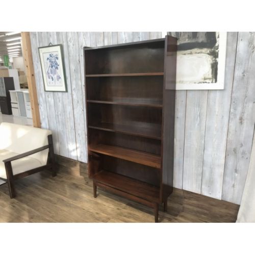 シェルフ ダークブラウン ハイタイプ アンティーク品