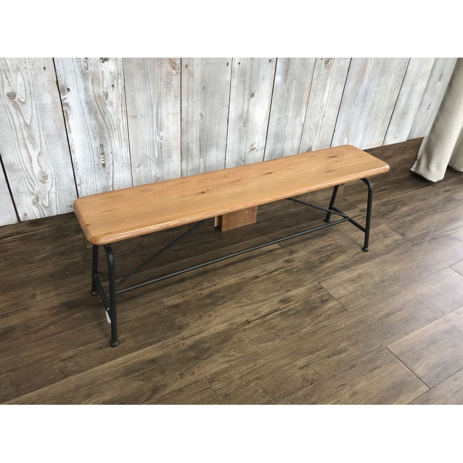 ベンチ　アンティーク Knot antiques (ノットアンティークス) ベンチ ブラウン パイン古材