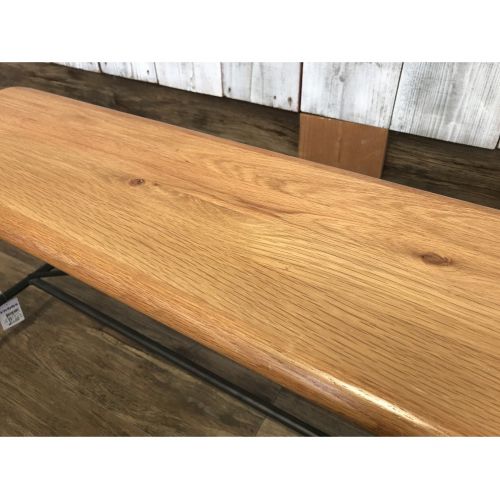 Knot antiques (ノットアンティークス) ベンチ ブラウン パイン古材