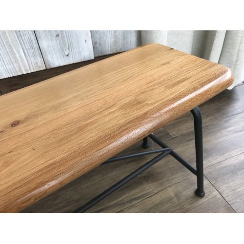Knot antiques (ノットアンティークス) ベンチ ブラウン パイン古材