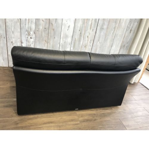 karimoku (カリモク) 2人掛けソファー ブラック レザー Direttore Z56412BB