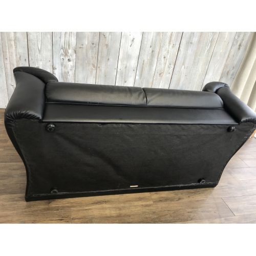 karimoku (カリモク) 2人掛けソファー ブラック レザー Direttore Z56412BB