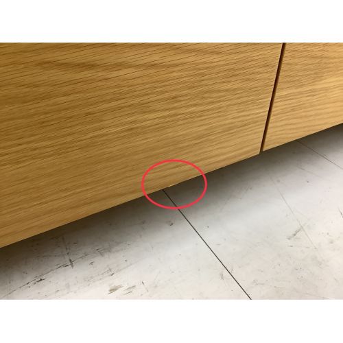 高野木工 (タカノモッコウ) LECCE レッチェ134キャビネットWO ホワイトオーク材