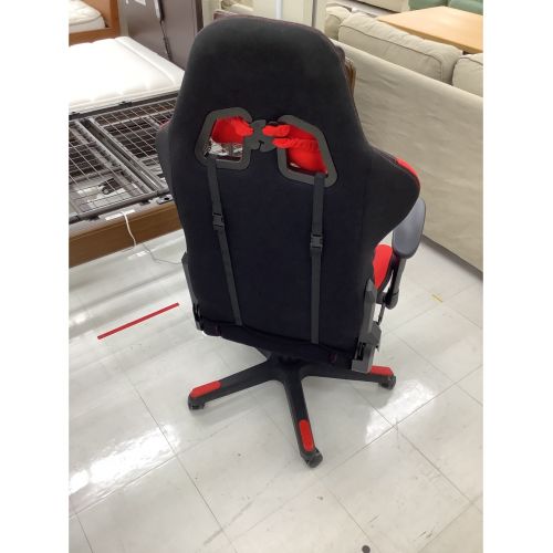 DXRACER (デラックスレーサー) ゲーミングチェア ブラック×レッド 布 フォーミュラーシリーズ ファブリックモデル