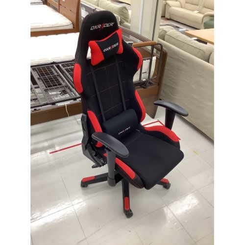 DXRACER (デラックスレーサー) ゲーミングチェア ブラック×レッド 布 フォーミュラーシリーズ ファブリックモデル