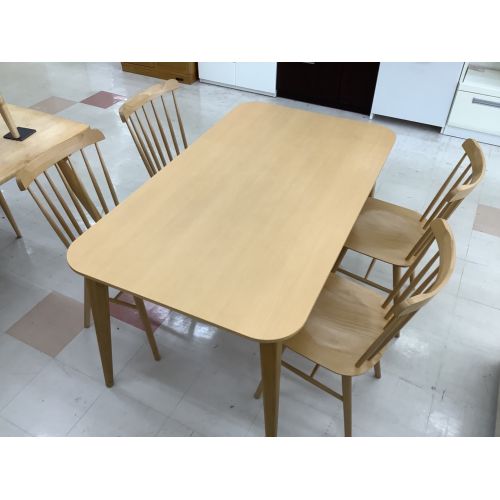ダイニング5点セット ナチュラル チェア（TON社） 北欧インテリアデザイン