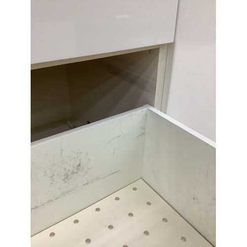 Pamouna (パモウナ) レンジボード 2枚扉 ホワイト