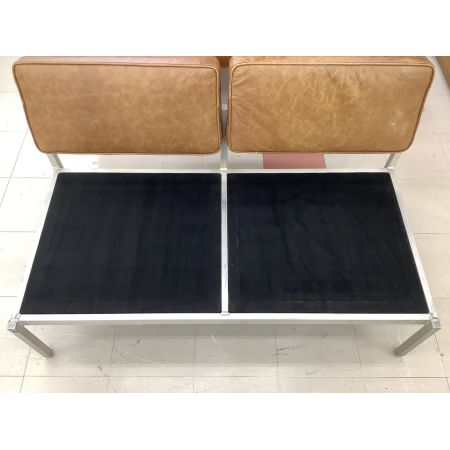 journal standard Furniture (ジャーナルスタンダードファニチャー)  BAY RIDGE　2人掛けソファー 本革×アルミ
