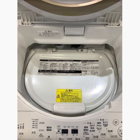 TOSHIBA (トウシバ) 縦型洗濯乾燥機 ヨゴレ大 8.0kg 4.5kg AW-8V8 2019年製