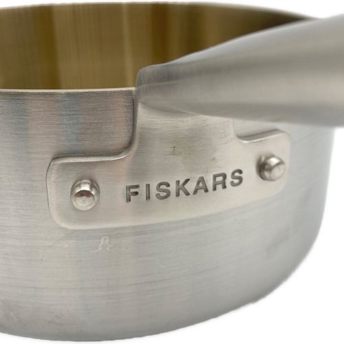 FISKARS(フィスカース) ソースパン 1.8L シルバー フィンランド製 フタ付 ステンレス