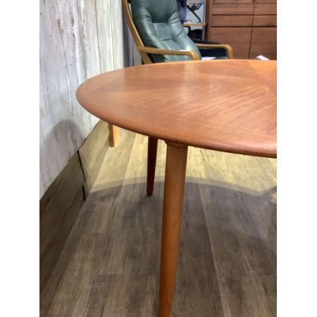 BRAMIN  デンマーク製 北欧ビンテージ家具 ラウンドコーヒーテーブル チーク材