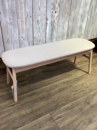 ACTUS (アクタス) ベンチ アイボリー×ライトグレー オーク材 SOUP BENCH 118 幅118cm