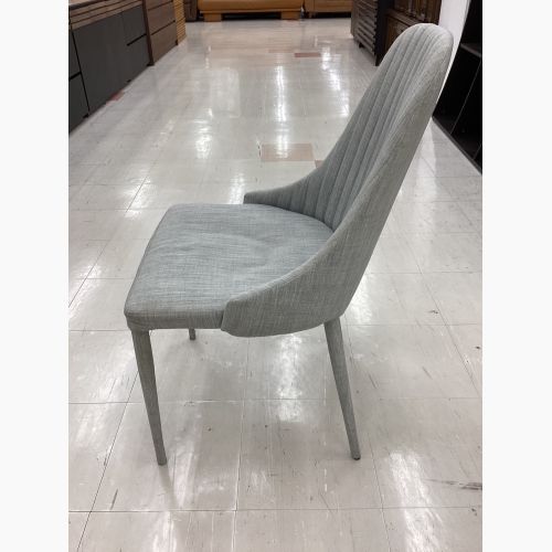 Franc franc (フランフラン) ダイニングチェアー ライトグレー ファブリック LINEA CHAIR