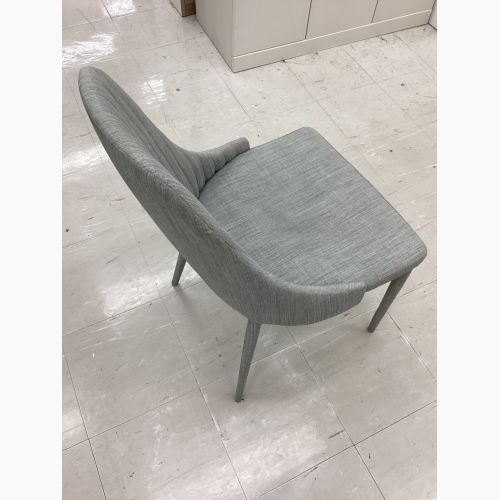 Franc franc (フランフラン) ダイニングチェアー ライトグレー ファブリック LINEA CHAIR