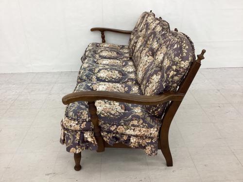 飛騨産業 (ヒダサンギョウ) 3人掛けソファー ブラウン セパレート式