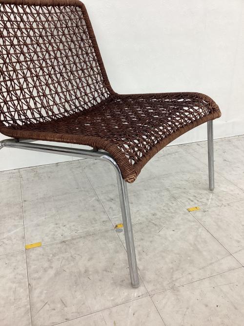 ワイヤーチェア ブラウン