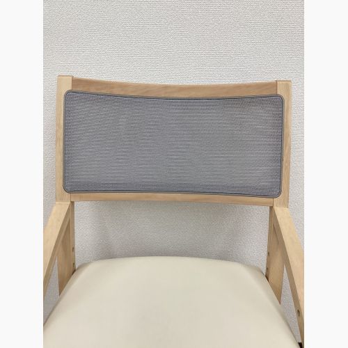 karimoku (カリモク) 学習椅子 ナチュラル×アイボリー  XT24011EK ブナ材×合皮