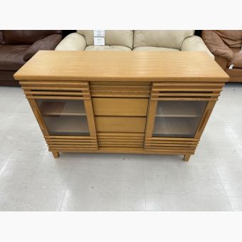 ニトリ キャビネット ナチュラル スライド扉 ニクス 幅120㎝