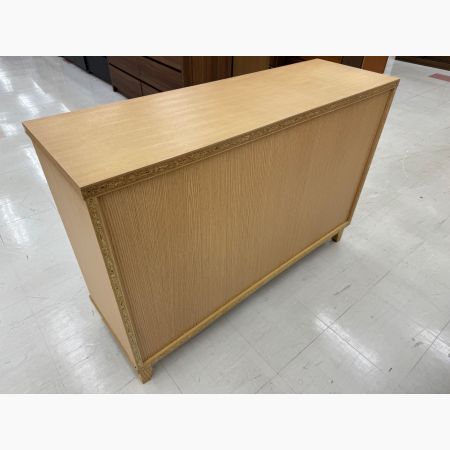 ニトリ キャビネット ナチュラル スライド扉 ニクス 幅120