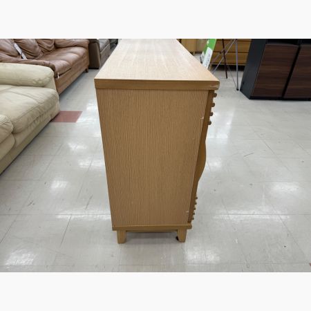 ニトリ キャビネット ナチュラル スライド扉 ニクス 幅120