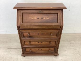 ライティングビューロー ブラウン カギ付