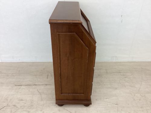 ライティングビューロー ブラウン カギ付