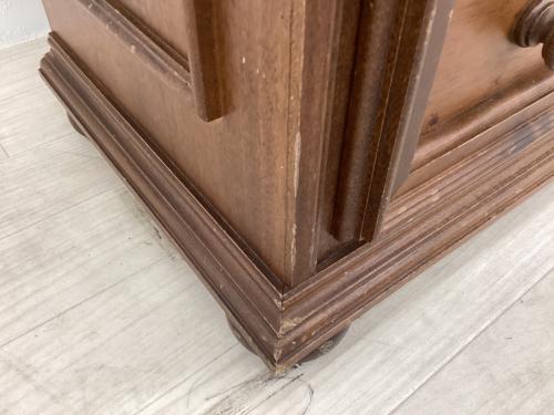 ライティングビューロー ブラウン カギ付