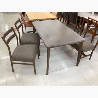 ニトリ ベンチダイニング4点セット ブラウン 木製 DT Nコレクション T-01 135