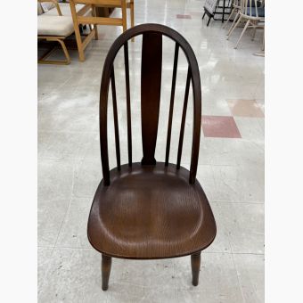 飛騨産業 (ヒダサンギョウ) ダイニングチェアー ブラウン 1人掛け SP218