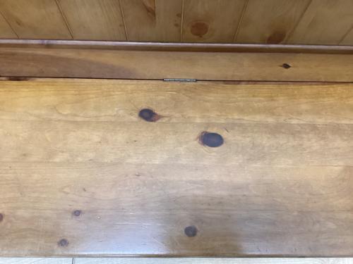 KOSUGA (コスガ) チャーチベンチ ナチュラル フレンチカントリー調 収納付 パイン材 PROVENCE(プロヴァンス)