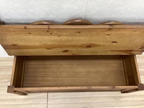 KOSUGA (コスガ) チャーチベンチ ナチュラル フレンチカントリー調 収納付 パイン材 PROVENCE(プロヴァンス)