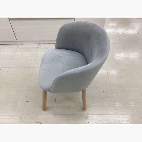 ダイニングチェアー ライトグレー リッジ２ダイニングアームチェア ファブリック×木製 Ridge