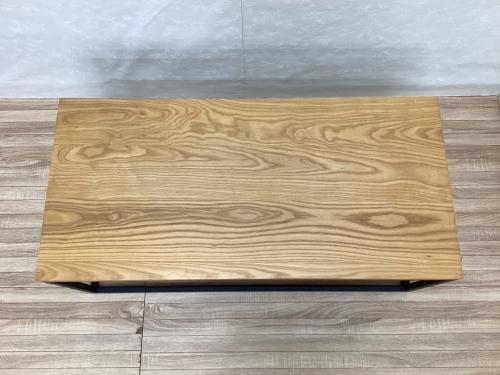 RELAX FORM (リラックスフォーム) センターテーブル ナチュラル×ブラック  アッシュ材×スチール SAVON 幅105㎝