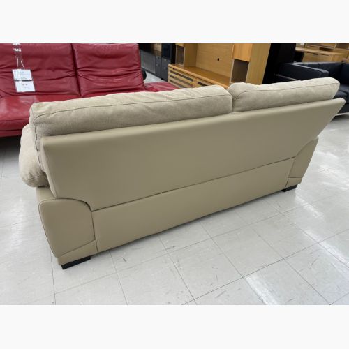 ニトリ 3人掛けソファー ベージュ  ファブリック WALL3