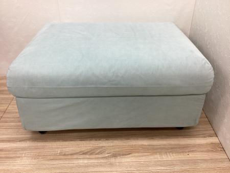 【リンリン】イケア　オットマン IKEA (イケア) オットマン スカイブルー 収納BOX 904.895.00 VIMLE