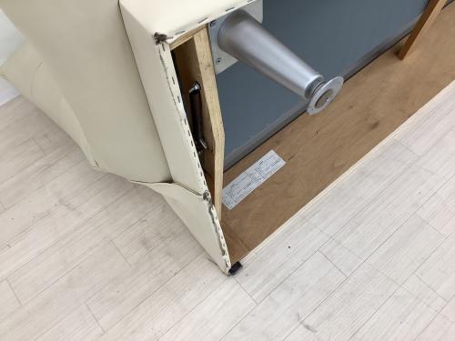 シノハラ製作所 (シノハラ) ソファーベッド ホワイト 合皮 エスポワール