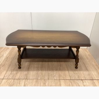 飛騨産業 (ヒダサンギョウ) センターテーブル ブラウン 6TWP キツツキマーク