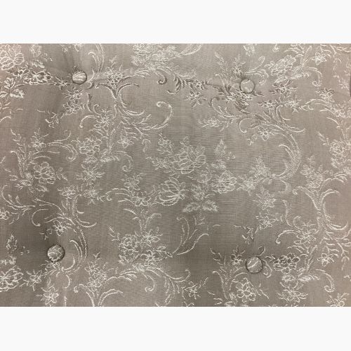 飛騨産業 (ヒダサンギョウ) 3人掛けソファー ブラウン×グレー 花柄 ファブリック