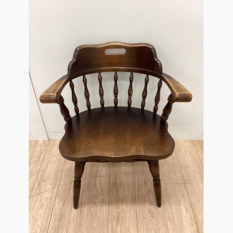 飛騨産業 (ヒダサンギョウ) ダイニングチェアー ブラウン 木製