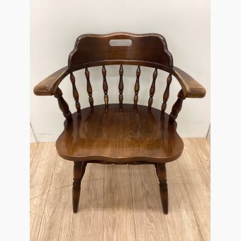 飛騨産業 (ヒダサンギョウ) ダイニングチェアー ブラウン 木製