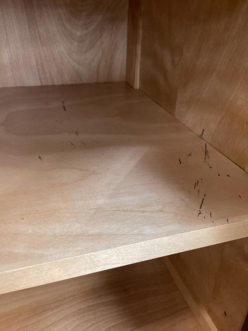 北海道民芸家具 (ホッカイドウミンゲイカグ) ハイチェスト ブラウン 7段/2分割 木製