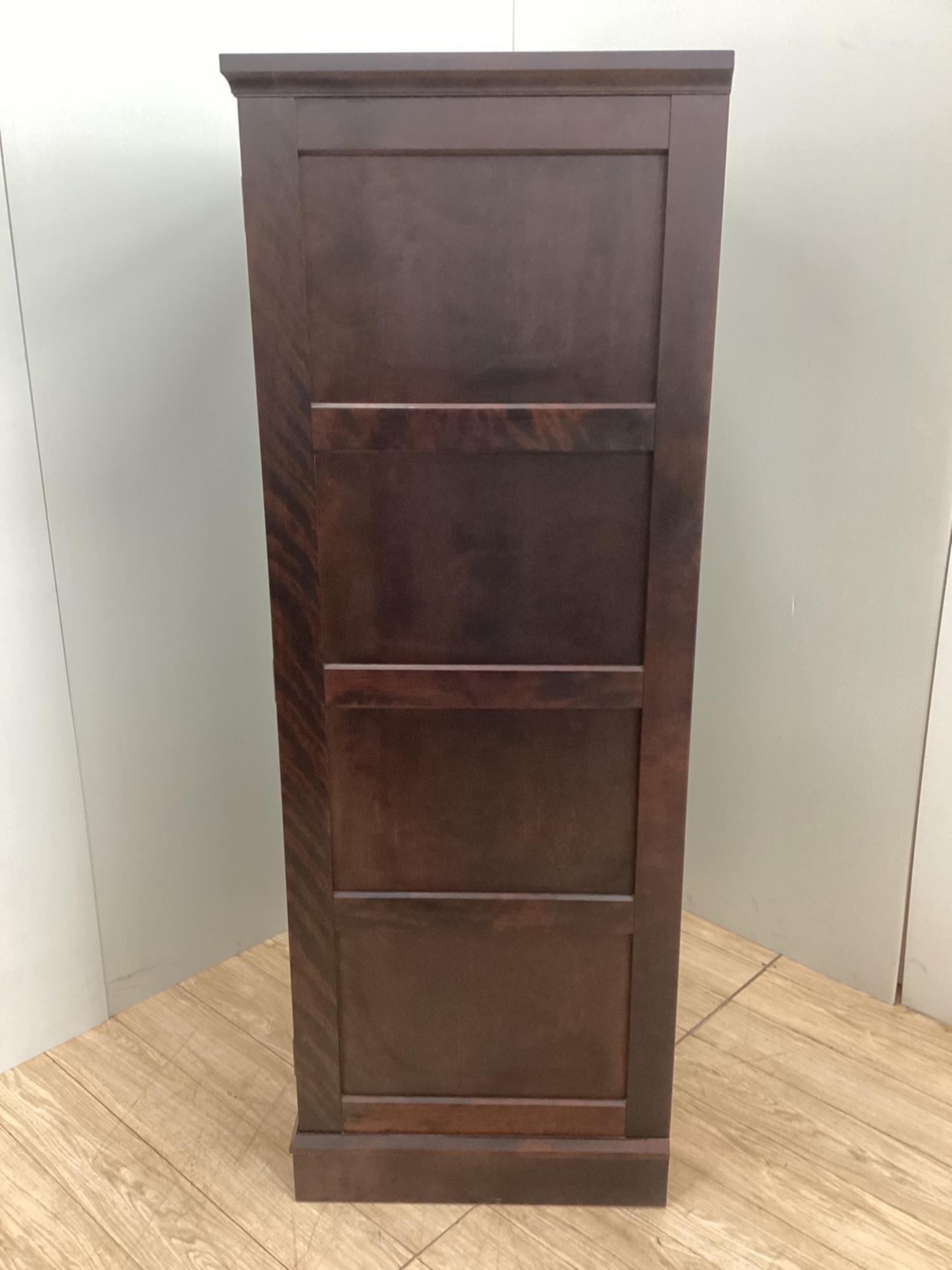 北海道民芸家具 ワードローブ カバ材 942×589×1953ｍｍ 洋服タンス 伝統工芸 北海道 洋箪笥 札幌市手稲区 IMG_4417_df8c166b-120f-4bb3-