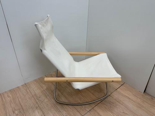 Nychair X Rocking ロッキングチェアー ナチュラル×ホワイト ニーチェア エックス ロッキング 新居猛デザイン