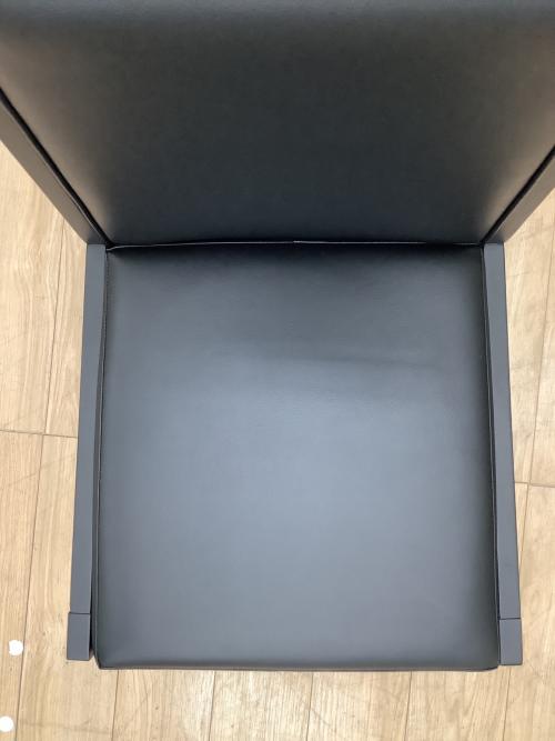 家具の大丸 (カグノダイマル) ダイニングチェアー ダークブラウン×ブラック ラバーウッド無垢×合皮 Napoli