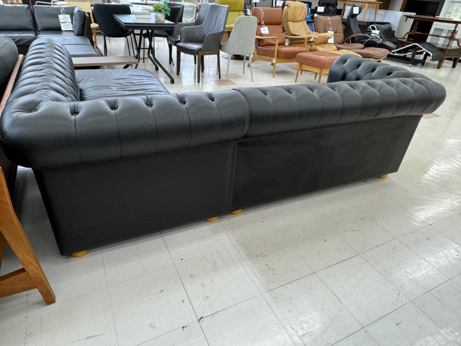 LeClass (ルクラス) カウチソファー ブラック ルクラスソファセット