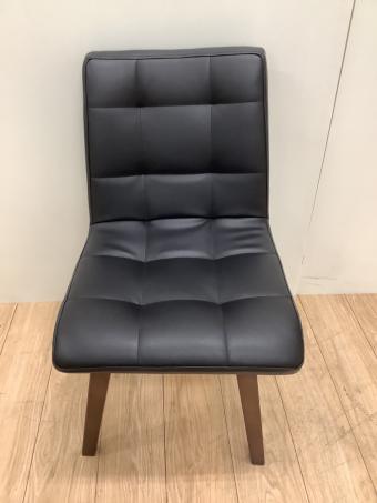 dinos (ディノス) ダイニングチェアー ダークブラウン×ブラック 回転チェア ナチュラルモダン天然木伸長式ダイニングシリーズ