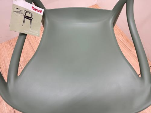 Kartell (カルテル) マスターズチェア セージグリーン ポリプロピレン Philippe Starck