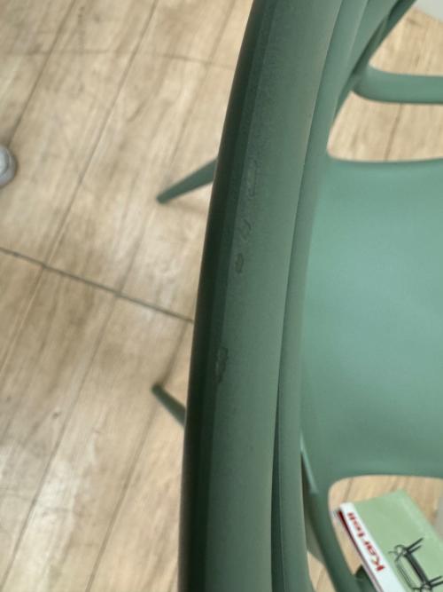 Kartell (カルテル) マスターズチェア セージグリーン ポリプロピレン Philippe Starck